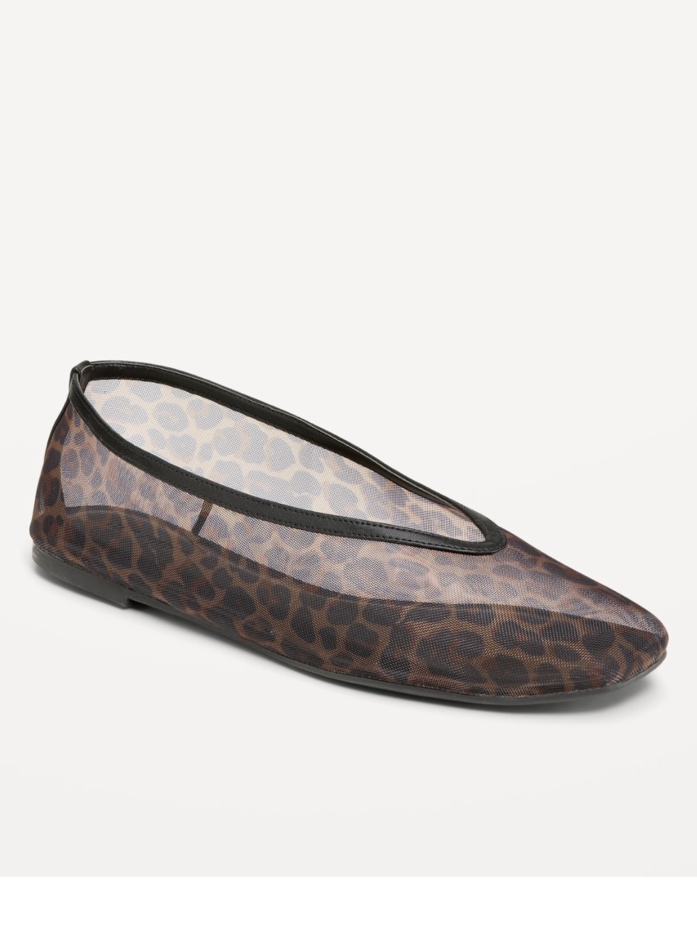 Mesh ballet flats